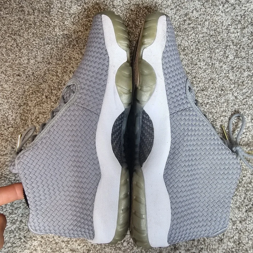 Nike Air Jordan Future Low Wolf Grey White 656503-004 Men's Size 8.5 With Box